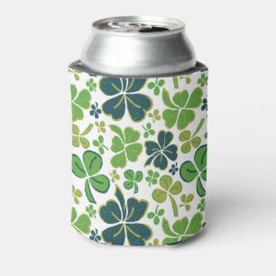 Rafraîchisseur Pour Canette Verte Lucky Shamrock Clover Saint Patrick`s Day