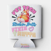 Rafraîchisseur Pour Canette vet tech,veterinary technician,funny,nurse,cute (Dos)