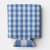 Rafraîchisseur Pour Canette Vêtements de table recouverts de blanc bleu. (Dos)