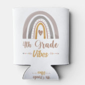 Rafraîchisseur Pour Canette Vibes de 4e année Quatrième année Retour à l'école (Dos)