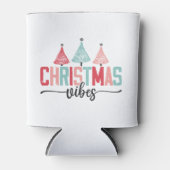 Rafraîchisseur Pour Canette Vibes de Noël - Festive Tree Design (Devant)