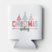 Rafraîchisseur Pour Canette Vibes de Noël - Festive Tree Design (Dos)