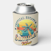 Rafraîchisseur Pour Canette Vibes d'été - Saut tropical (Can Dos)