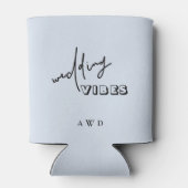 Rafraîchisseur Pour Canette Vibes Mariage bleu foncé (Dos)