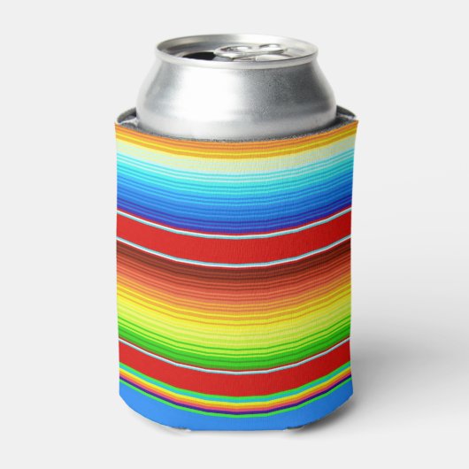 Rafraîchisseur Pour Canette Vibrante couverture mexicaine Serape espagnole tra (Can devant)