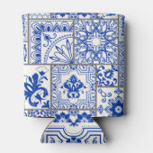 Rafraîchisseur Pour Canette Victorian Majolica : Patchwork Tile Motif. (Dos)