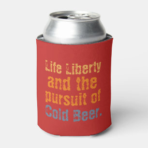 Rafraîchisseur Pour Canette Vie Liberté et poursuite de l'humour de bière froi