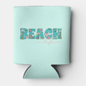 Rafraîchisseur Pour Canette Vie sur la plage de Retro (Devant)