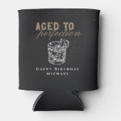 Rafraîchisseur Pour Canette Vieilli à la Perfection Whiskey fête d'anniversair (Devant)