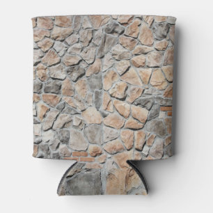 Rafraîchisseur Pour Canette Vieux Château Brown Pierre Texture