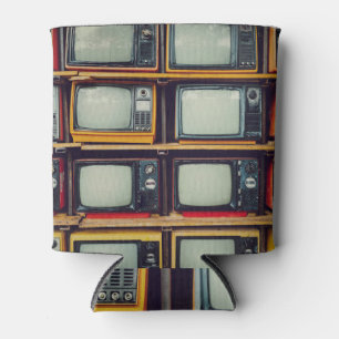 Rafraîchisseur Pour Canette Vieux écran noir de télévision rétro