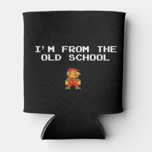 Rafraîchisseur Pour Canette vieux jeux d'école peut coozie (Devant)