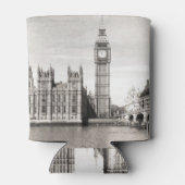 Rafraîchisseur Pour Canette Vieux Londres, noir et blanc. (Dos)