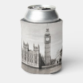 Rafraîchisseur Pour Canette Vieux Londres, noir et blanc. (Can Dos)