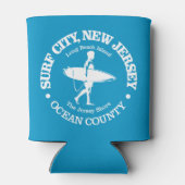 Rafraîchisseur Pour Canette Ville de surf (surfeur) (Dos)