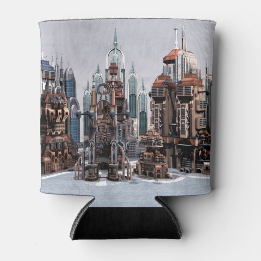 Rafraîchisseur Pour Canette Ville futuriste (Devant)