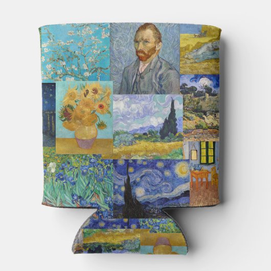 Rafraîchisseur Pour Canette Vincent Van Gogh - Masterpieces Patchwork (Dos)