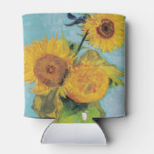 Rafraîchisseur Pour Canette Vincent Van Gogh - Trois tournesols dans un vase (Dos)