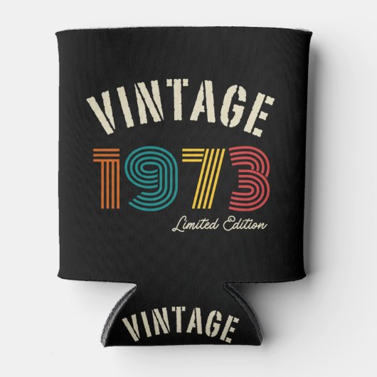 Rafraîchisseur Pour Canette Vintage 1973 51e anniversaire (Devant)