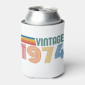 Rafraîchisseur Pour Canette Vintage 1974 50e anniversaire (Can devant)