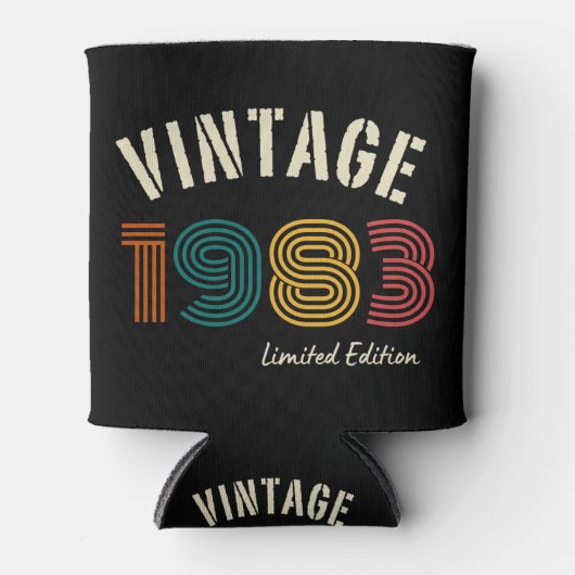 Rafraîchisseur Pour Canette Vintage 1983 41e anniversaire (Devant)