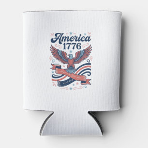 Rafraîchisseur Pour Canette Vintage Amérique 1776 Aigle Conception de T-shirt