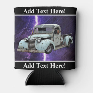 Rafraîchisseur Pour Canette Vintage Blue Truck Antique Truck Can Cooler
