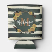 Rafraîchisseur Pour Canette Vintage cadre floral (Dos)