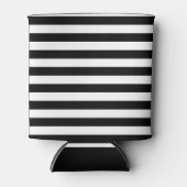 Rafraîchisseur Pour Canette Vintage Classic rayures noir & blanc (Devant)