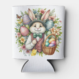 Rafraîchisseur Pour Canette Vintage/Classique Mignonne lapin de Pâques