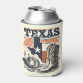 Rafraîchisseur Pour Canette Vintage Cowboy Texas (Can devant)