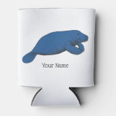 Rafraîchisseur Pour Canette Vintage Drawing Blue (Devant)