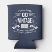 Rafraîchisseur Pour Canette Vintage Dud'âge personnalisé (Dos)