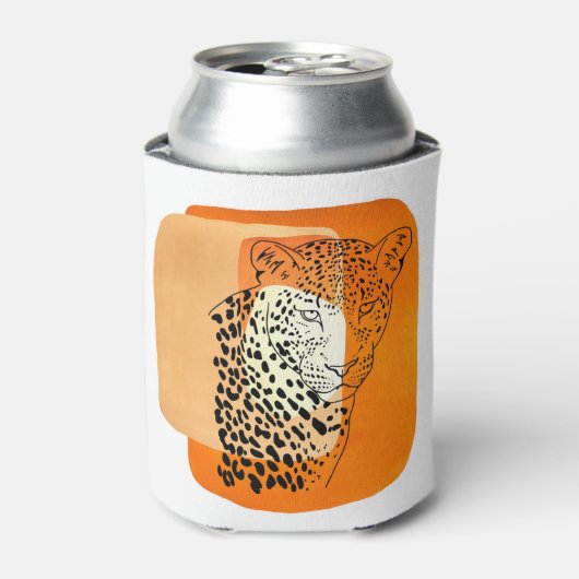 Rafraîchisseur Pour Canette Vintage Leopard (Can devant)