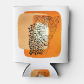 Rafraîchisseur Pour Canette Vintage Leopard (Devant)