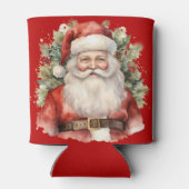 Rafraîchisseur Pour Canette Vintage Noël Père Noël Souriant (Dos)