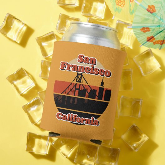 Rafraîchisseur Pour Canette Vintage San Francisco Californie (Été in situ)