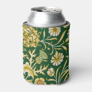Rafraîchisseur Pour Canette Vintage William Morris Cherwell Vert Floral Art