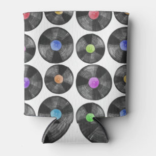 Rafraîchisseur Pour Canette Vinyl LP Records Retro Illustration