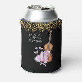 Rafraîchisseur Pour Canette Violon, Chaussures de Ballet, Fleurs et Papillons (Can Dos)