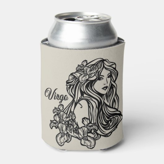Rafraîchisseur Pour Canette Virgo La Vierge Zodiac Golden (Can devant)