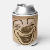Rafraîchisseur Pour Canette visage clown en mousse de café (Can devant)