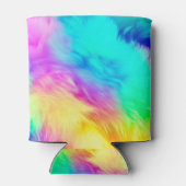 Rafraîchisseur Pour Canette Vivid Rainbow Fluffy Fur Texture-75201 (Dos)