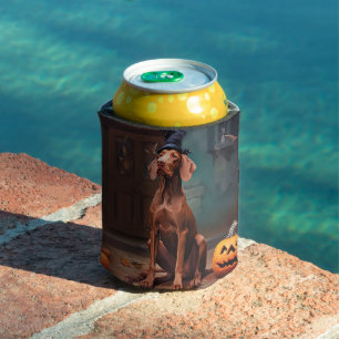 Rafraîchisseur Pour Canette Vizsla Potirons Halloween Effrayant