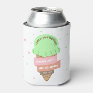 Rafraîchisseur Pour Canette Voici La Glace Menthe Crème Glacée Joyeux Annivers