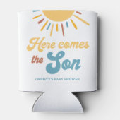 Rafraîchisseur Pour Canette Voici Le Fils Baby shower Faveurs (Dos)