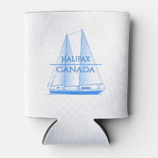 Rafraîchisseur Pour Canette Voile nautique côtière de Halifax (Devant)