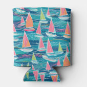 Rafraîchisseur Pour Canette Voilier Preppy Beach / Pool Party Coozie (Dos)