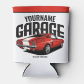 Rafraîchisseur Pour Canette Voiture Muscle Personnalisée 1967 Garage Fastback  (Devant)