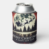 Rafraîchisseur Pour Canette Volant Silhouetté Père Noël et Reindeer (Can Dos)